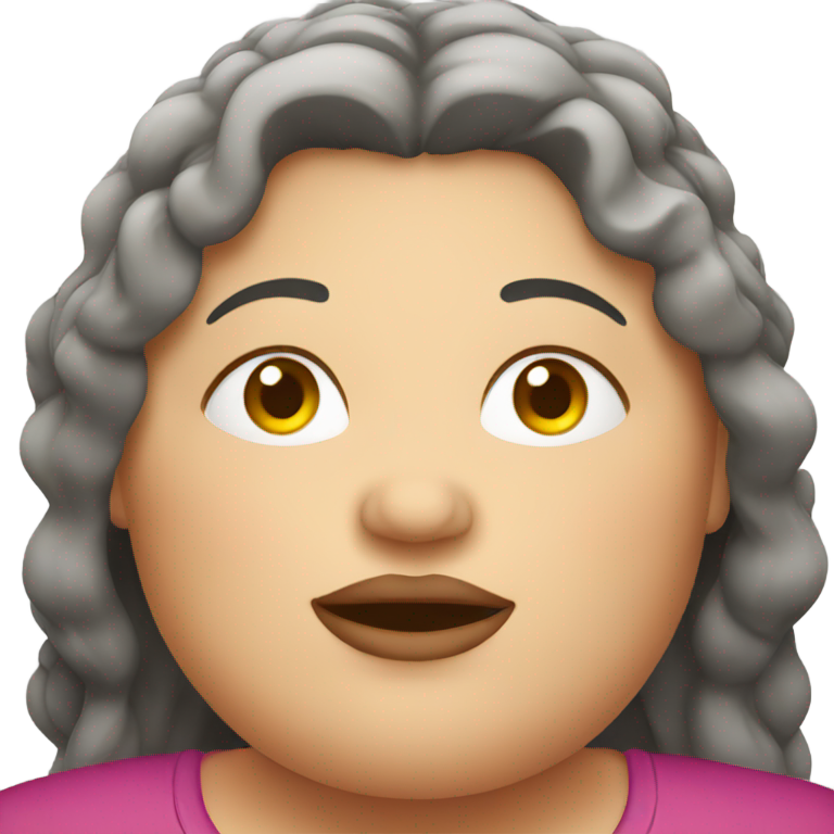genmoji: fat woman