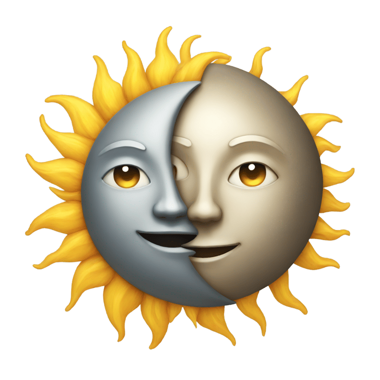 genmoji : Soleil et Lune