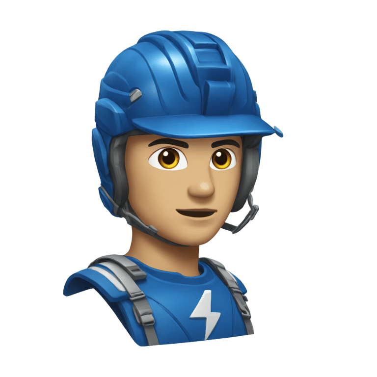 genmoji: Blue thunder