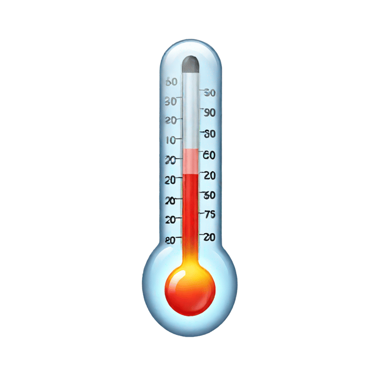絵文字：Middle temperature thermometer