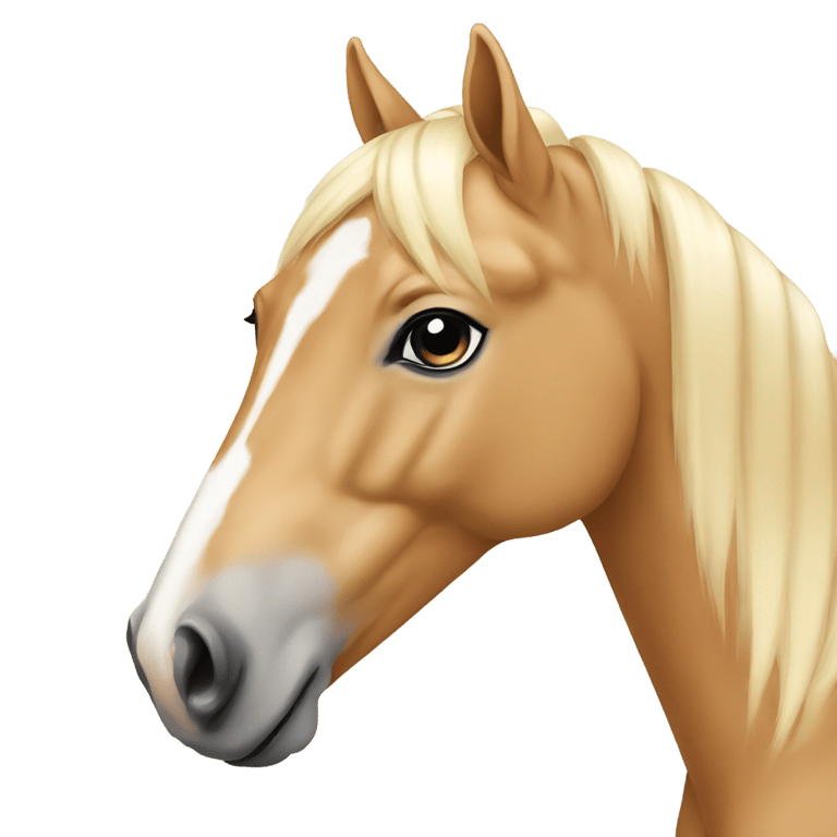 genmoji: Palomino horse
