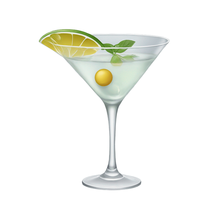 絵文字：dry martini