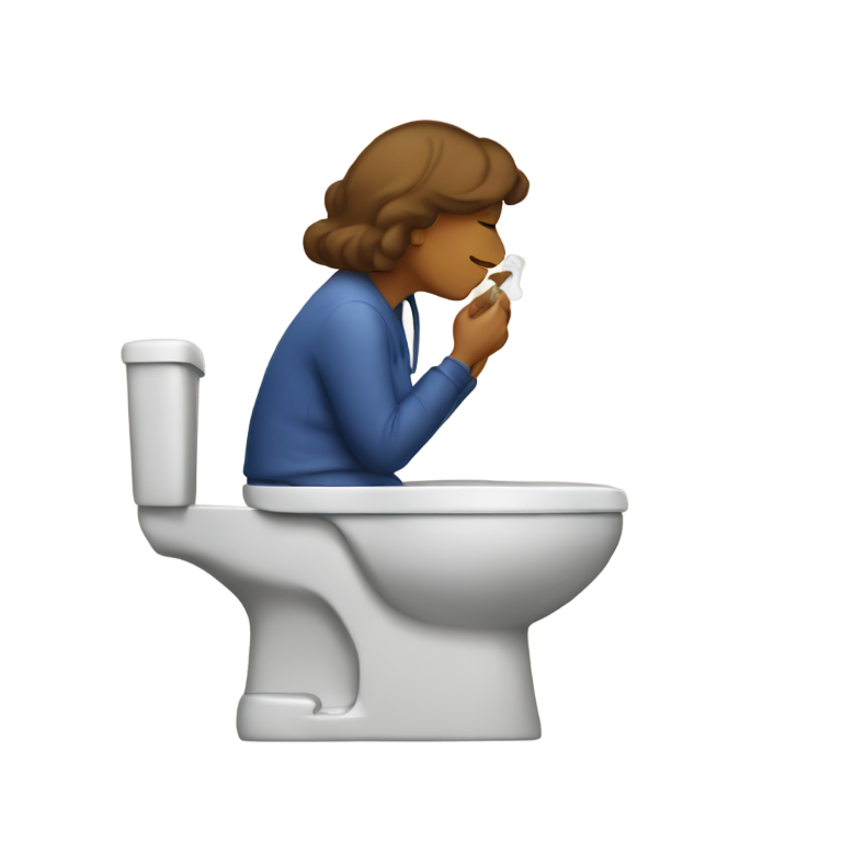 genmoji: ur mom pooping
