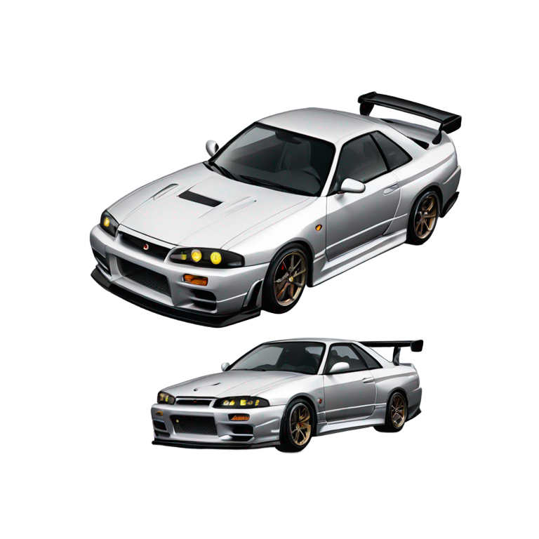 prompt: nission gtr skyline r 33