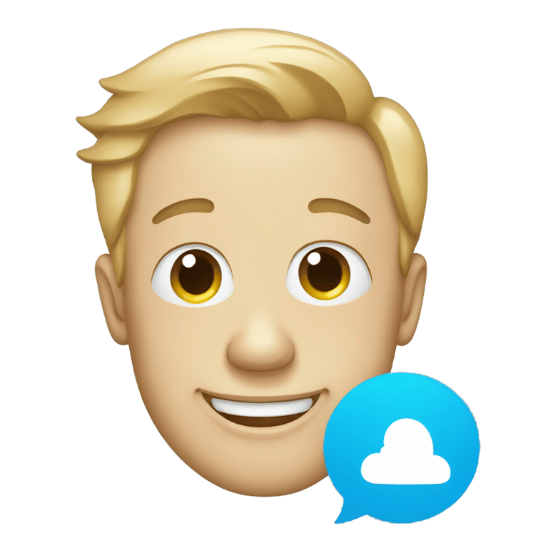 genmoji : Skype logo
