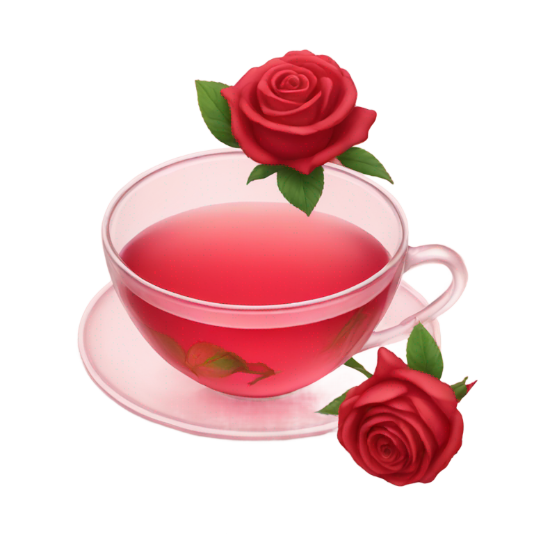 genmoji : Thé à la rose