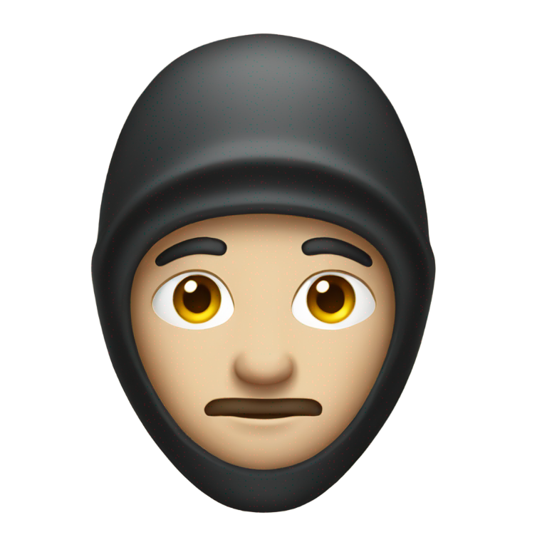 genmoji：强盗脸