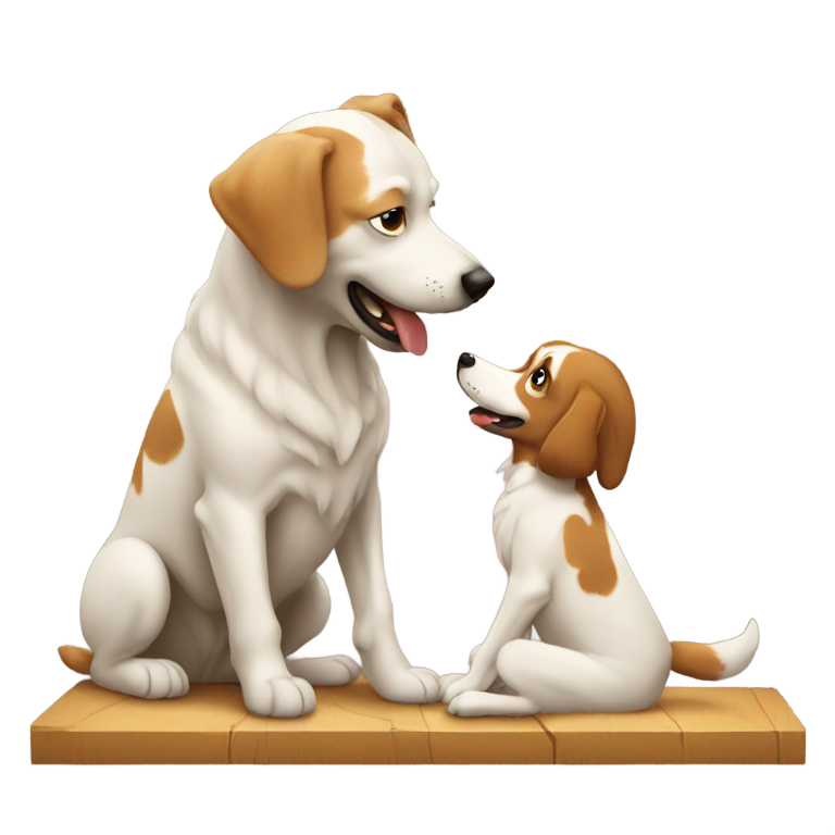 genmoji : play with dog