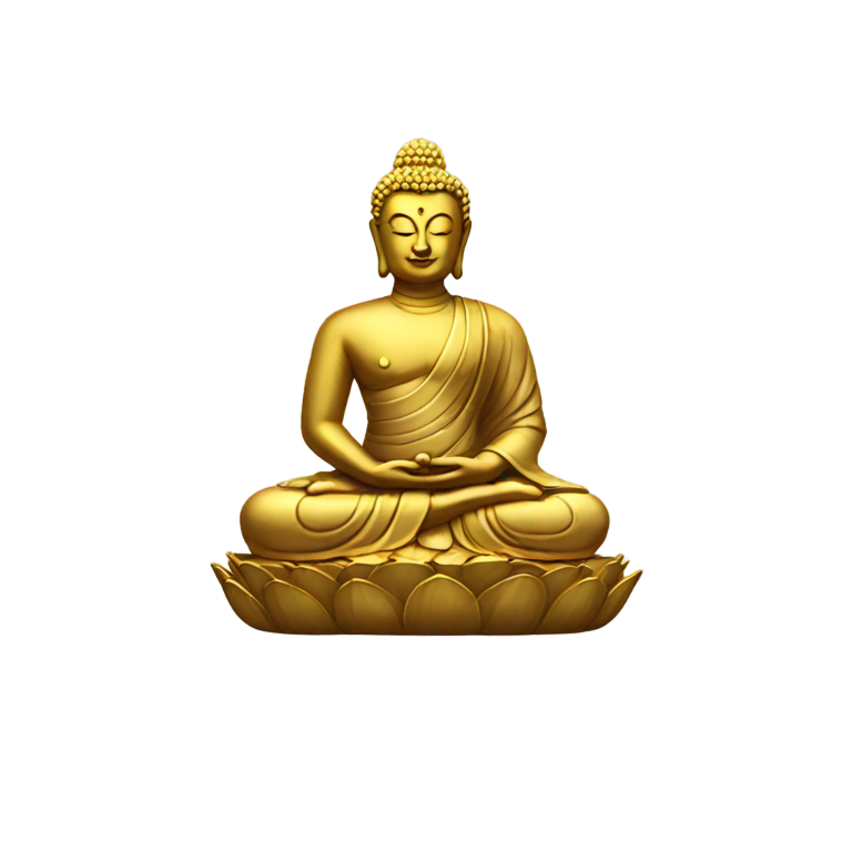 genmoji: Buddha statue