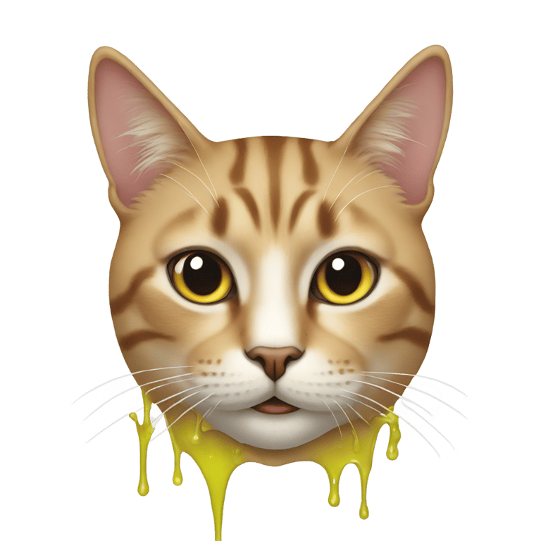 絵文字：猫のドリップ