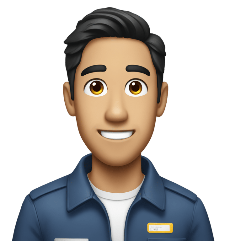 genmoji：zach king as a mailman