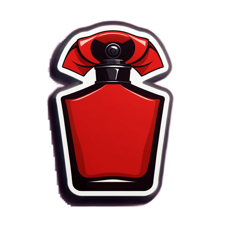 genmoji: red perfume