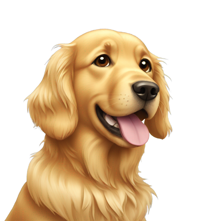 genmoji：金毛寻回犬有头皮屑