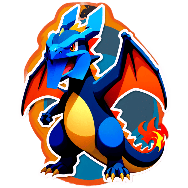 genmoji: Mega Charizard Y