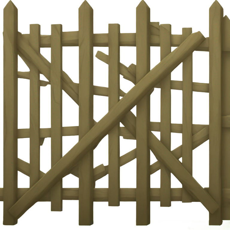 genmoji : Portail en bois d'épinette de Minecraft
