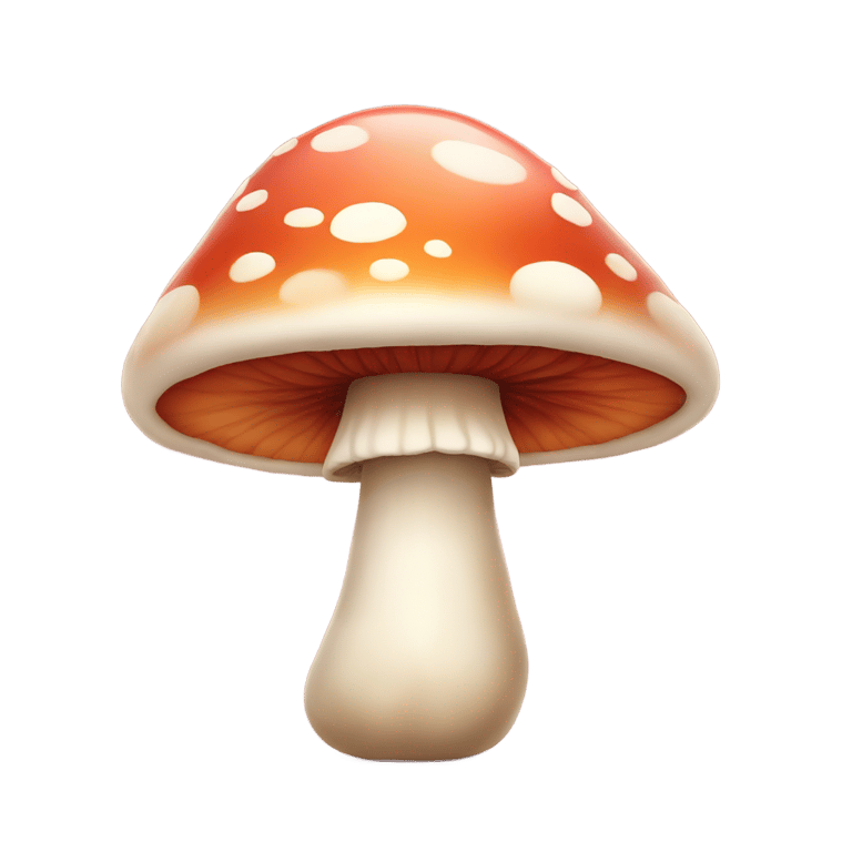 genmoji：可爱的蘑菇