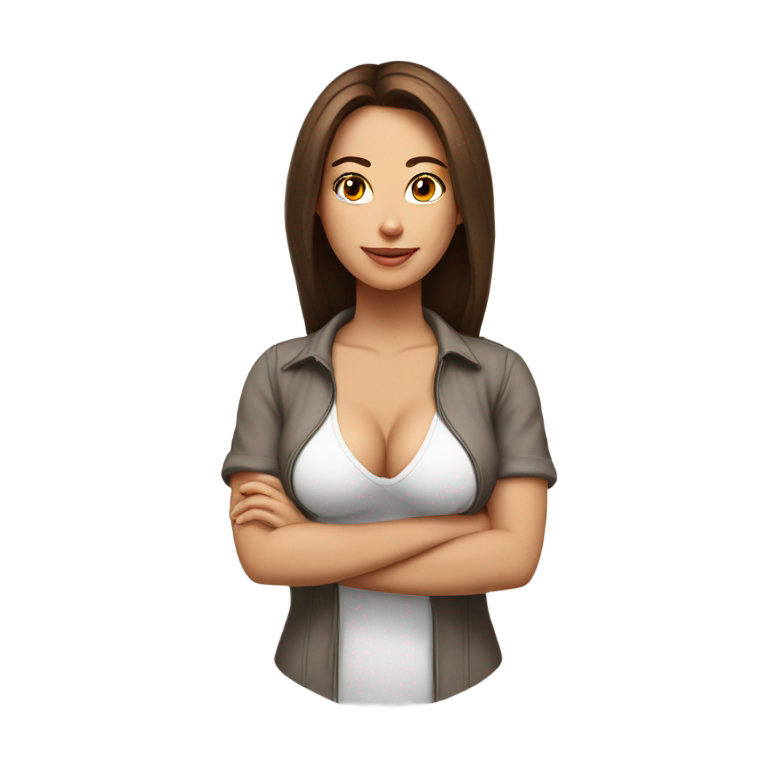 絵文字：処女 鋭い 大きい 清潔 見える 猫、茶髪、白人 大きな胸を持つ女性 大きな胸