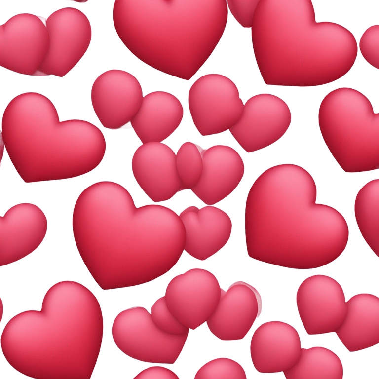 genmoji : HEART-SHAPED CANDIES