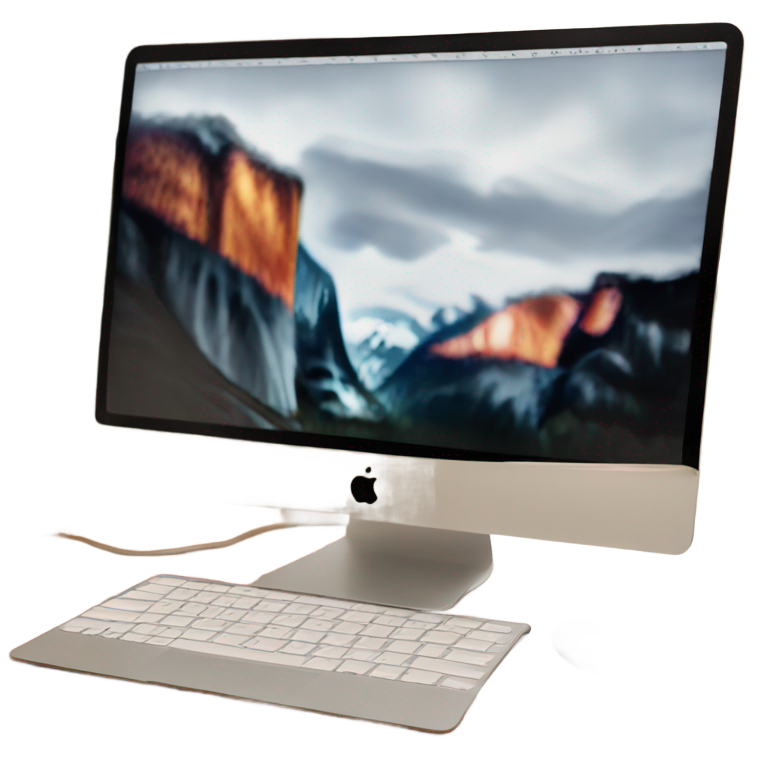 絵文字：MacBookモニターに開いたウェブサイト