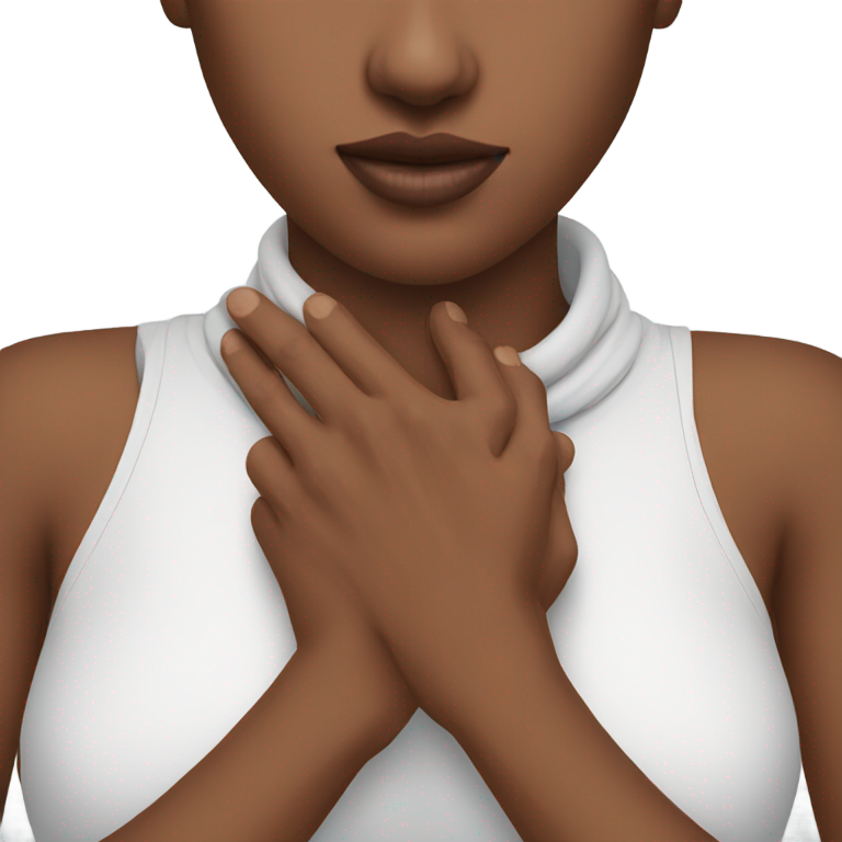 genmoji：双手掐脖子