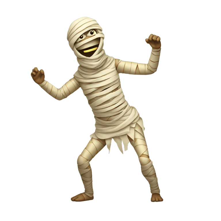 genmoji：mummy dancing