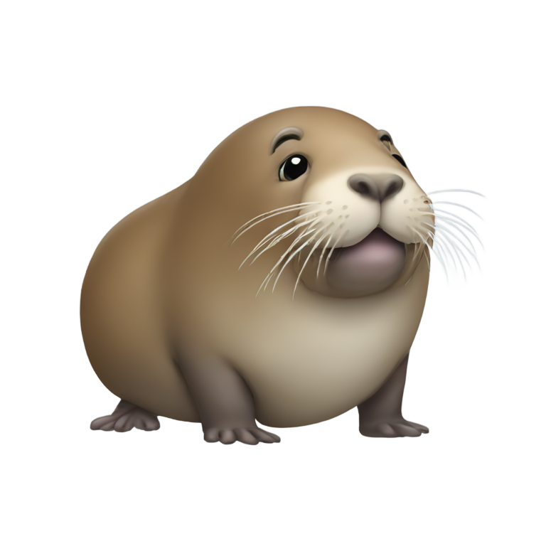 genmoji: Walrus mouse