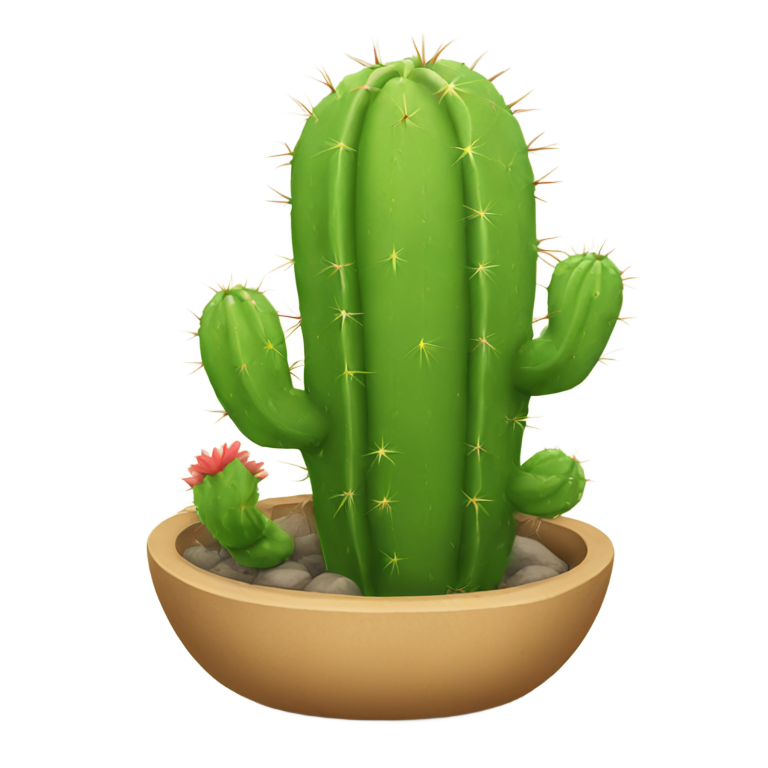 genmoji: Pregnant cactus