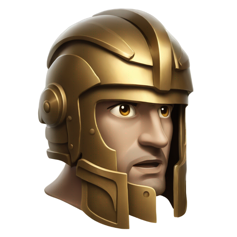 genmoji：名为塔洛斯的巨大青铜自动人偶，按照古希腊传统锻造，并装扮成重装步兵。