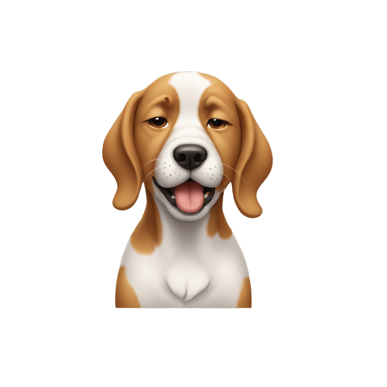 genmoji : Un chien qui éternue