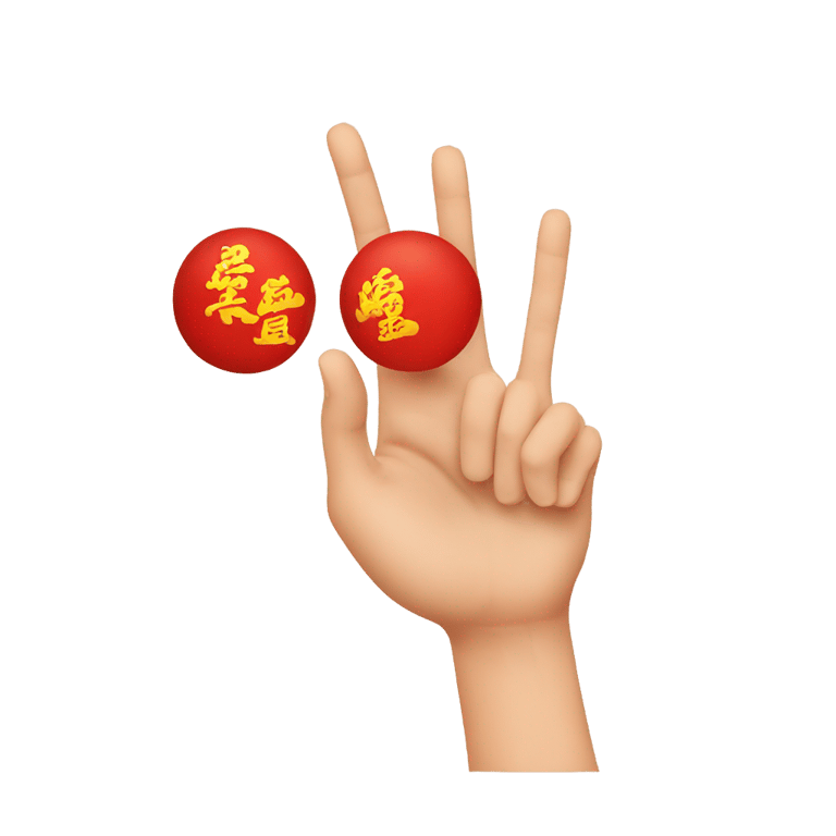genmoji：红包手势