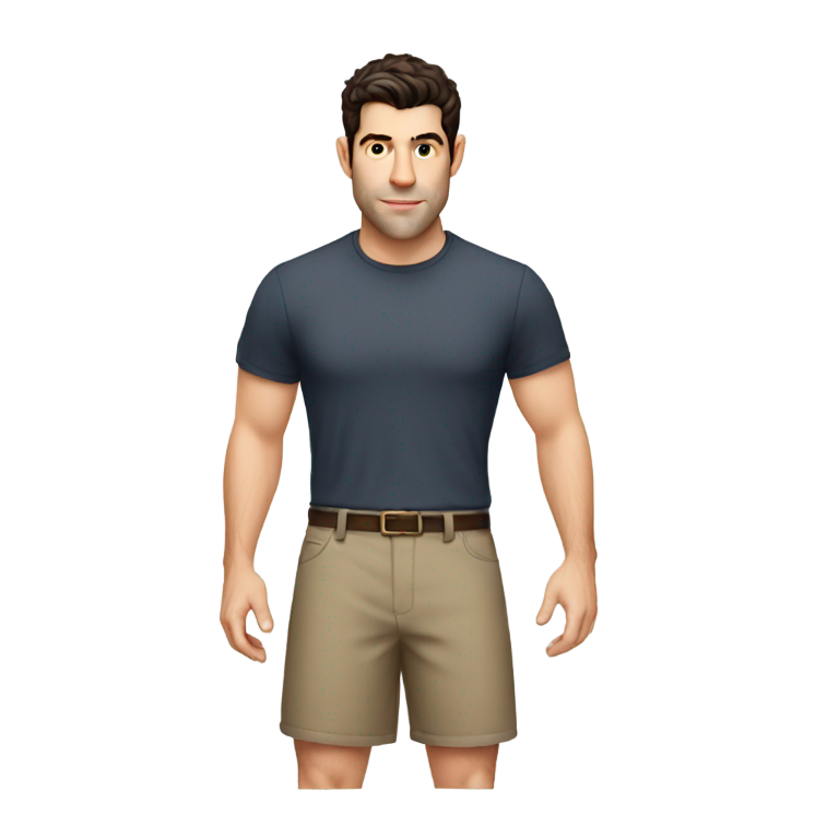 genmoji : Max Greenfield en jupe