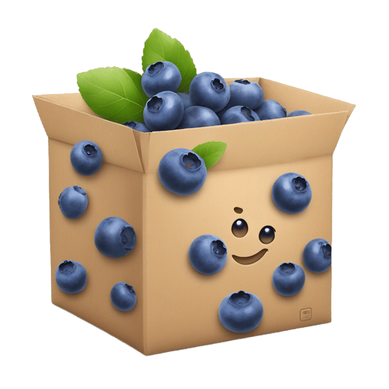genmoji：蓝莓盒子