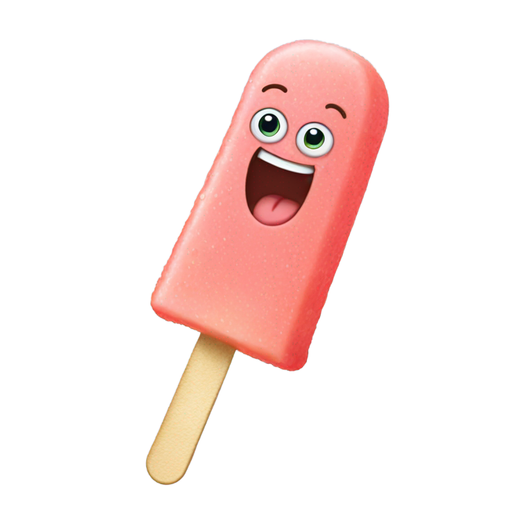 絵文字：パトリックスターのアイスキャンディー