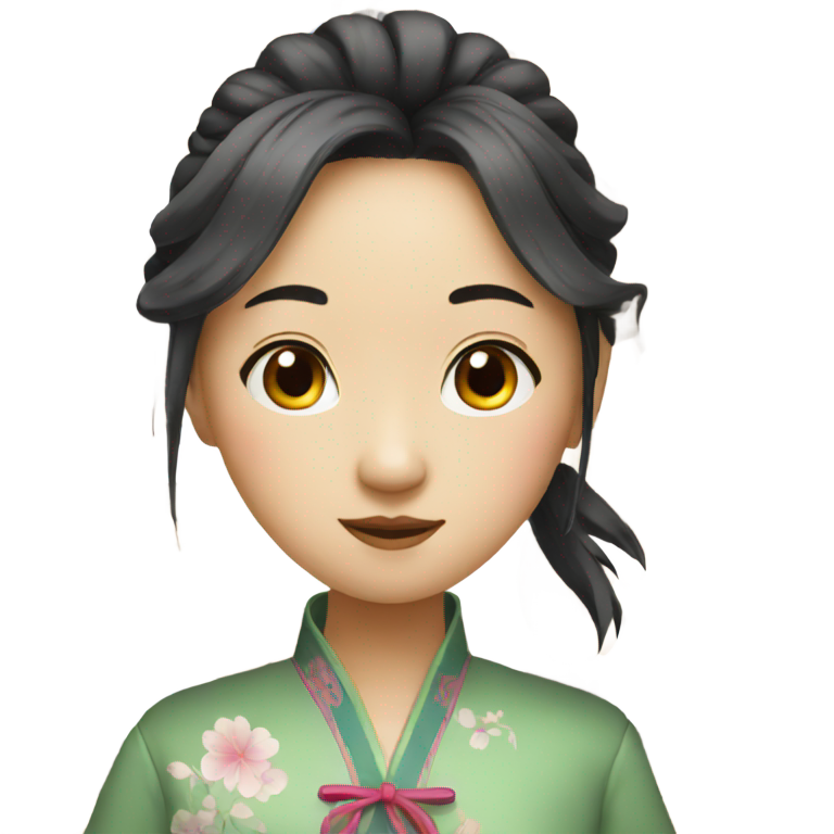 genmoji : Fille chinoise