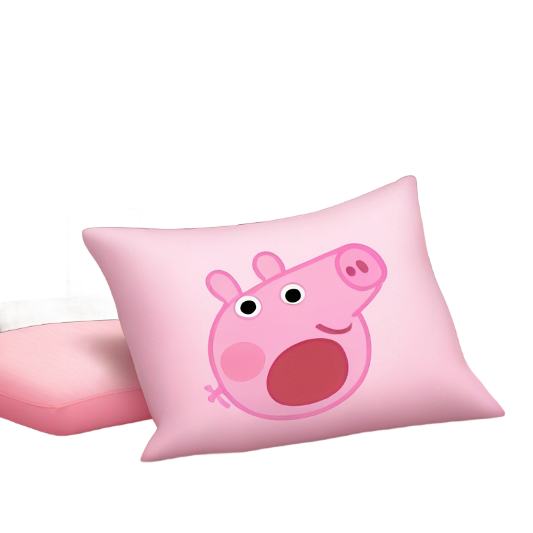 genmoji：害羞的佩奇亲吻带有脸的枕头 🐖🐷🐽