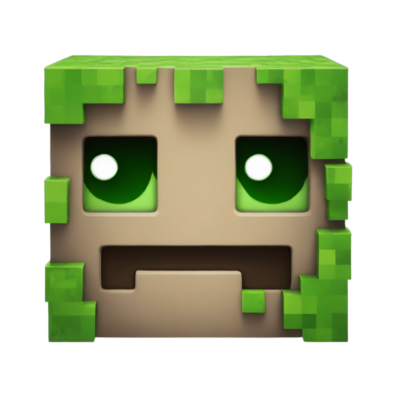 genmoji : Creeper de Minecraft