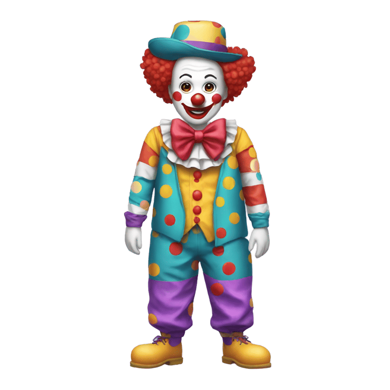 genmoji : clown outfit