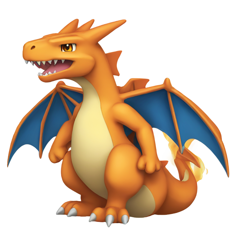 genmoji: Mega charizard X
