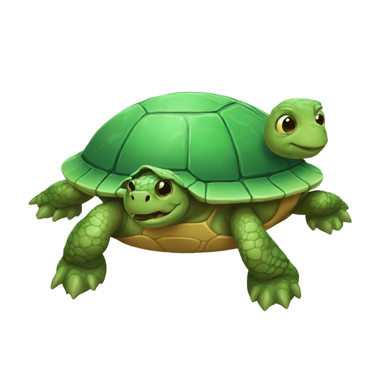 絵文字：spaceship turtle