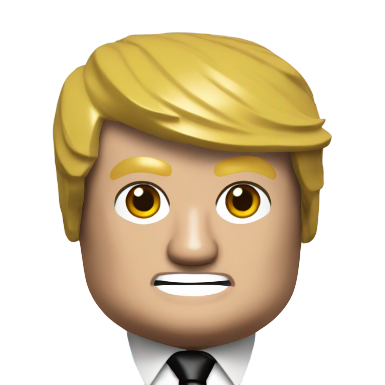 genmoji：乐高版唐纳德·特朗普