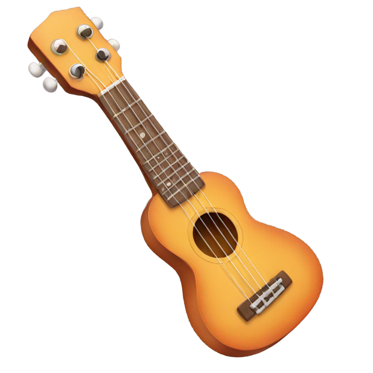 genmoji : Ukulélé mignon