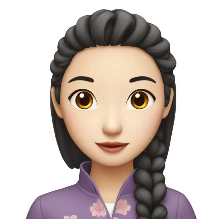 genmoji : Jolie fille chinoise
