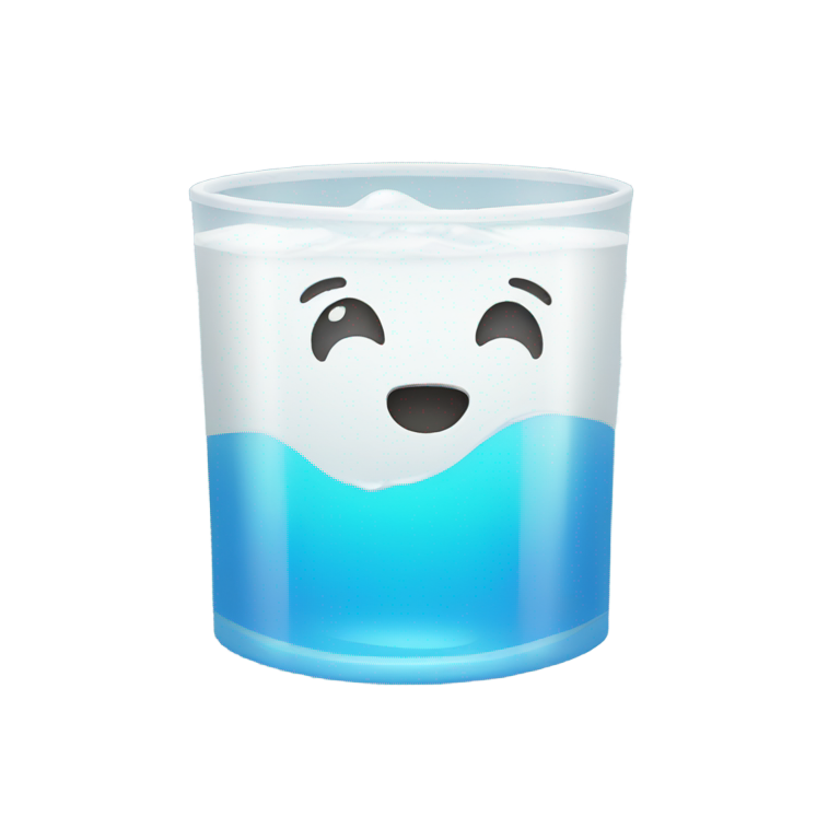 genmoji：White sticky liquid