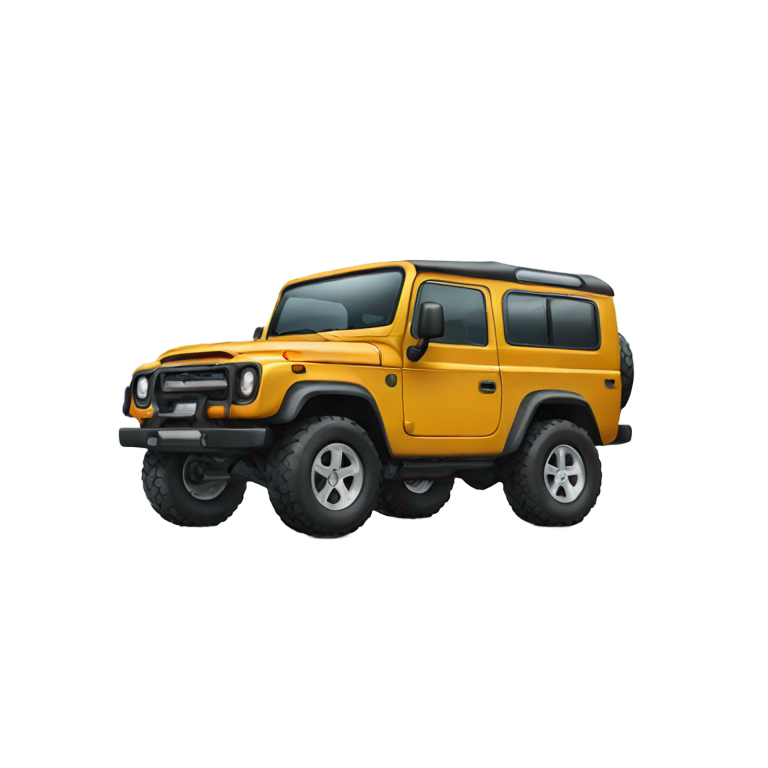 genmoji: 4x4 off road vehicle