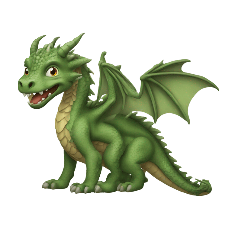 genmoji : medieval dragon adult