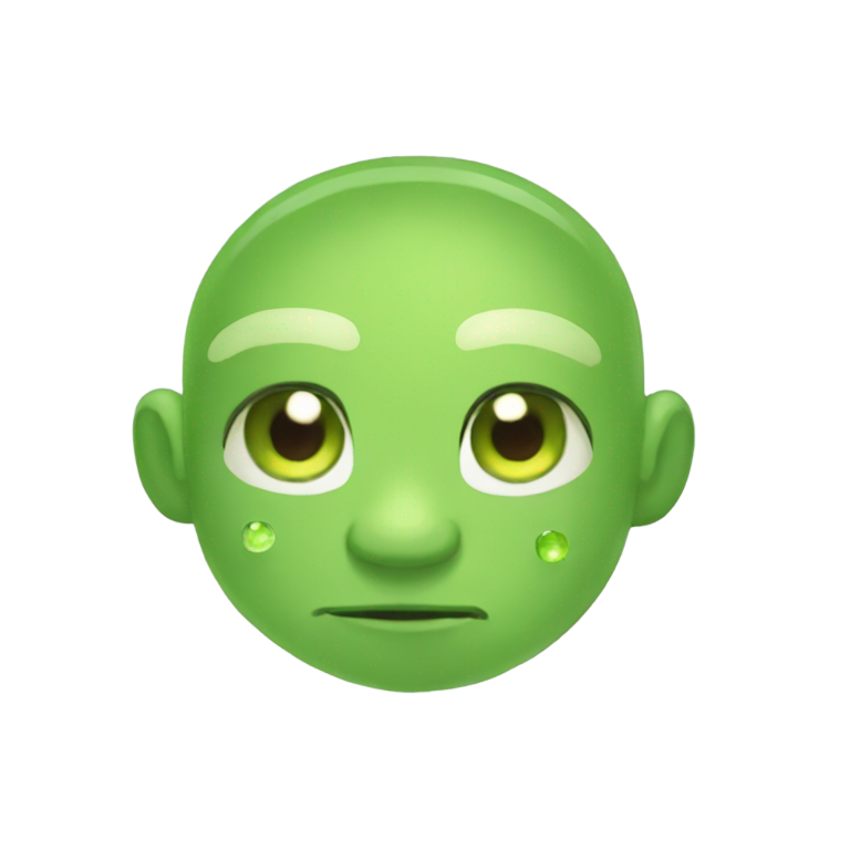 genmoji：Actual Peridot from Steven Universe