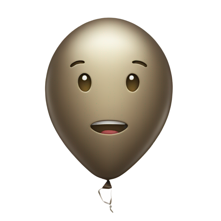 genmoji: Balloon with face