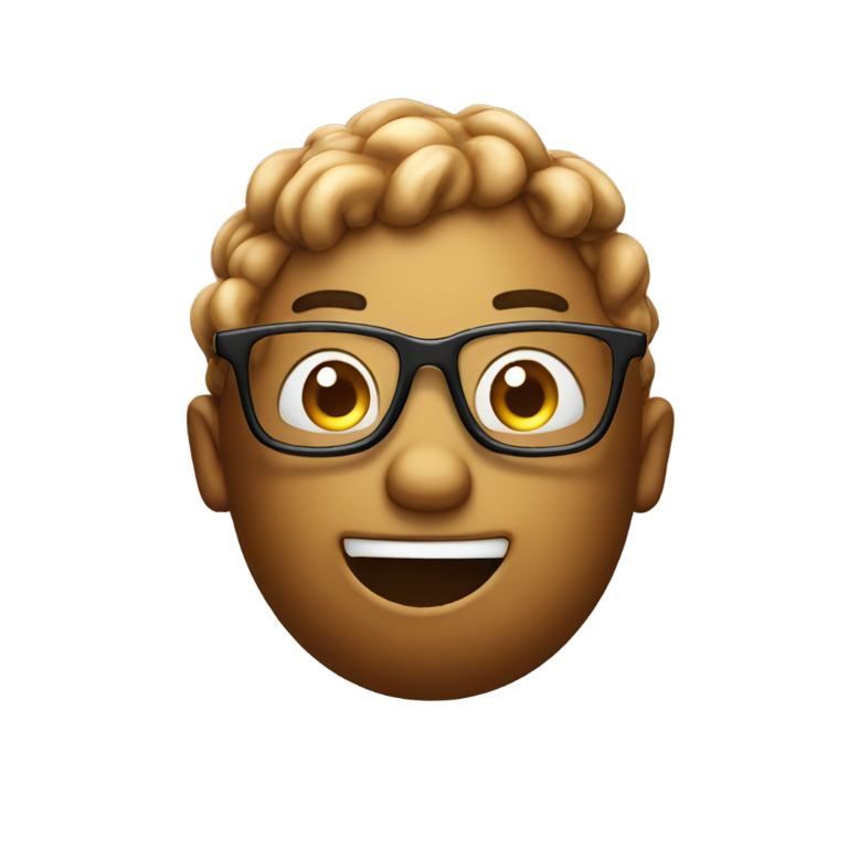 genmoji: poop with shiny sport glasses
