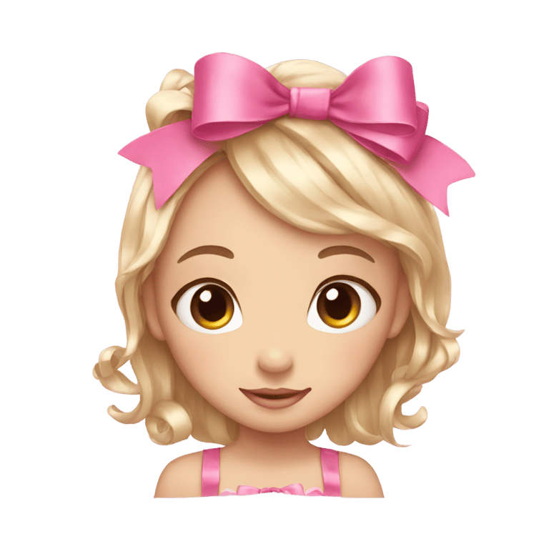genmoji : Cute girly Bow