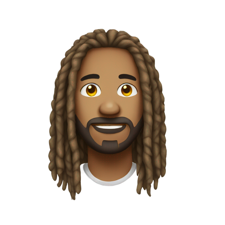 genmoji: Nonchalant dreadhead